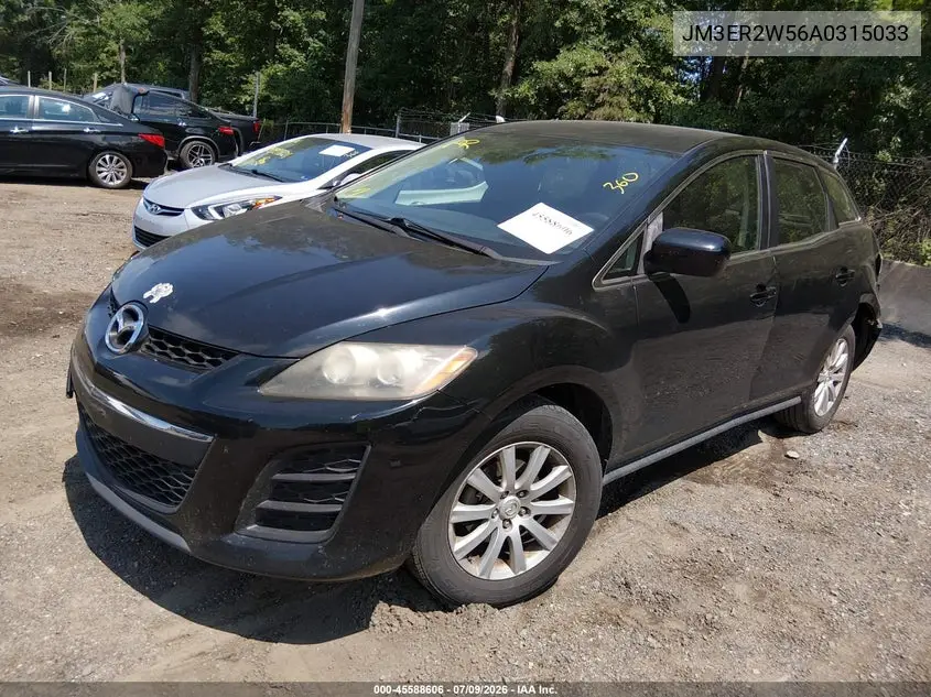 2010 Mazda Cx-7 I Sv VIN: JM3ER2W56A0315033 Lot: 45588606