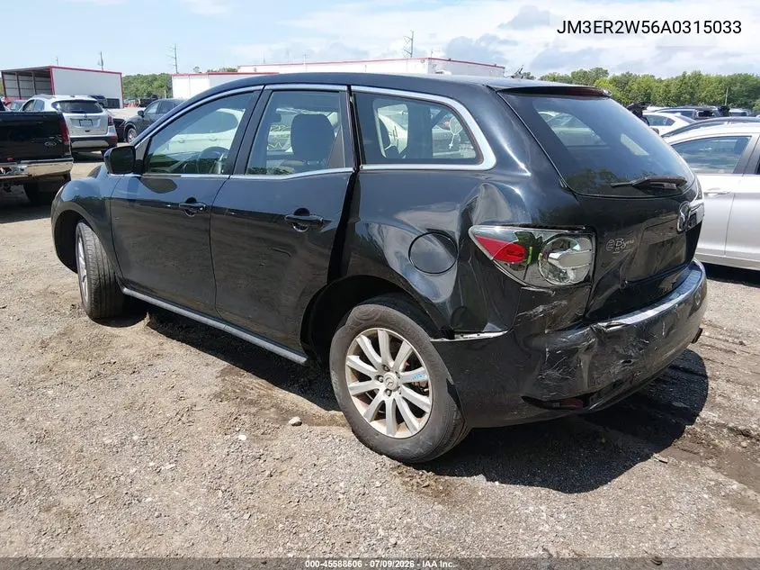 2010 Mazda Cx-7 I Sv VIN: JM3ER2W56A0315033 Lot: 45588606