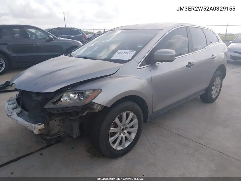2010 Mazda Cx-7 VIN: JM3ER2W52A0329155 Lot: 45650912