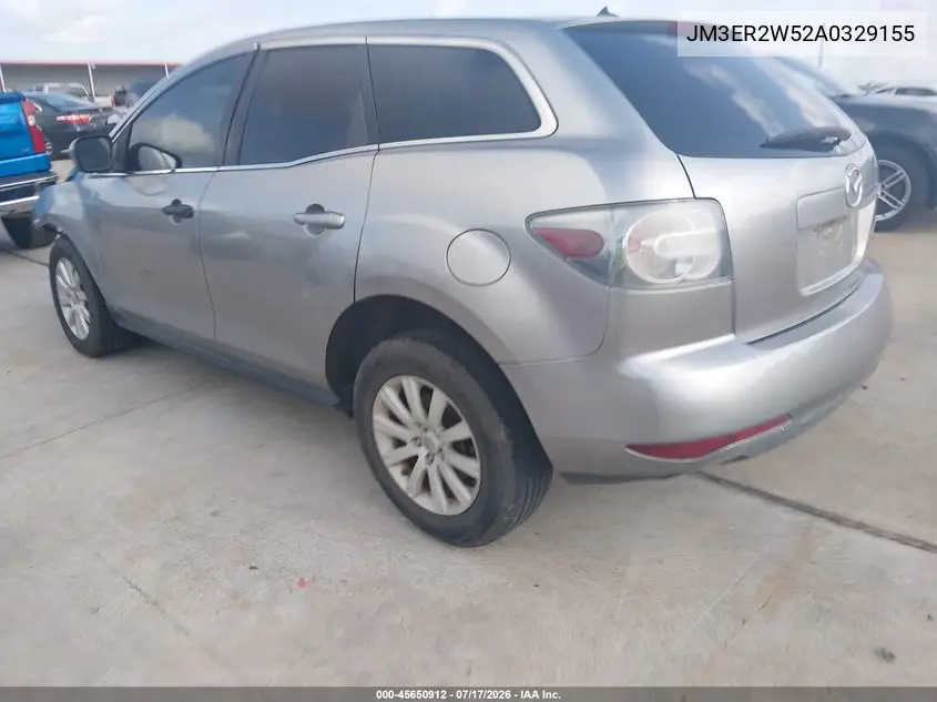2010 Mazda Cx-7 VIN: JM3ER2W52A0329155 Lot: 45650912