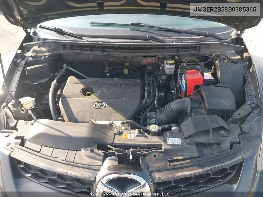 2011 Mazda Cx-7 Gx VIN: JM3ER2B58B0385365 Lot: 12652375