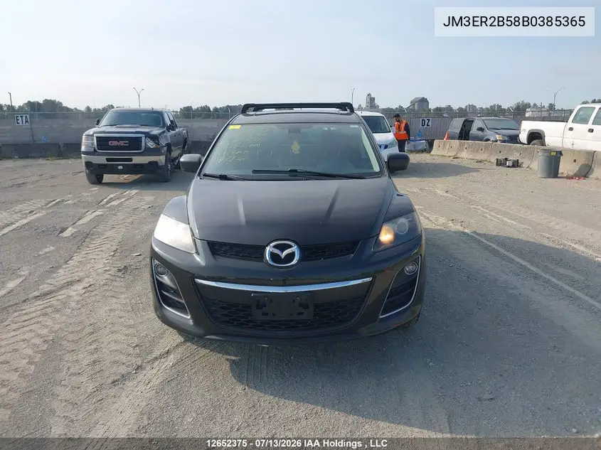 2011 Mazda Cx-7 Gx VIN: JM3ER2B58B0385365 Lot: 12652375