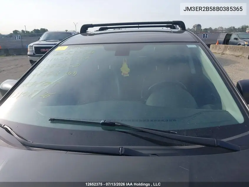 2011 Mazda Cx-7 Gx VIN: JM3ER2B58B0385365 Lot: 12652375