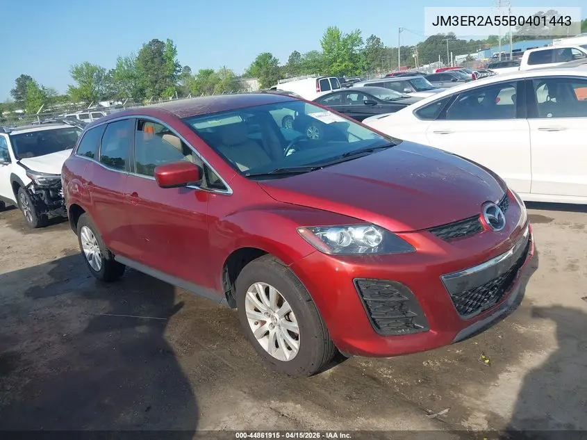 2011 Mazda Cx-7 I Sv VIN: JM3ER2A55B0401443 Lot: 44861915