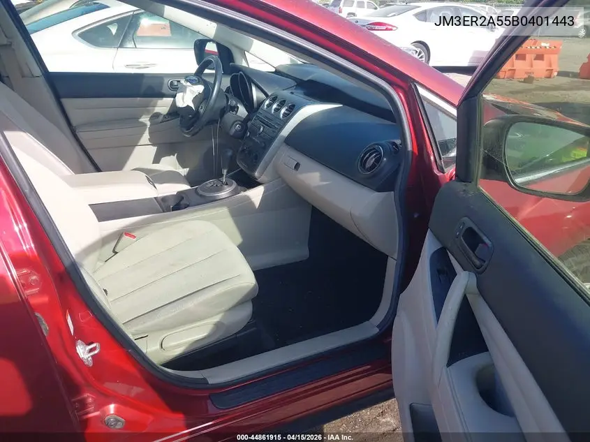 2011 Mazda Cx-7 I Sv VIN: JM3ER2A55B0401443 Lot: 44861915