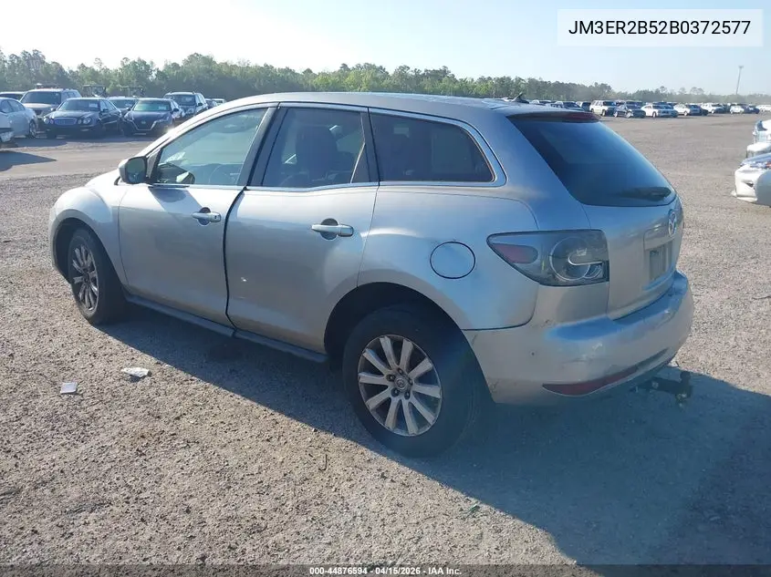 2011 Mazda Cx-7 VIN: JM3ER2B52B0372577 Lot: 44876594