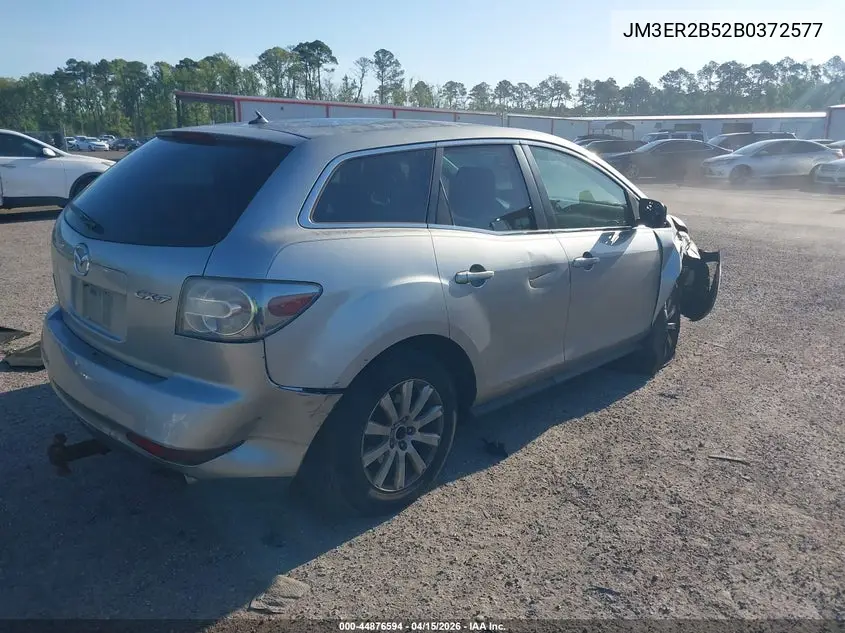 2011 Mazda Cx-7 VIN: JM3ER2B52B0372577 Lot: 44876594