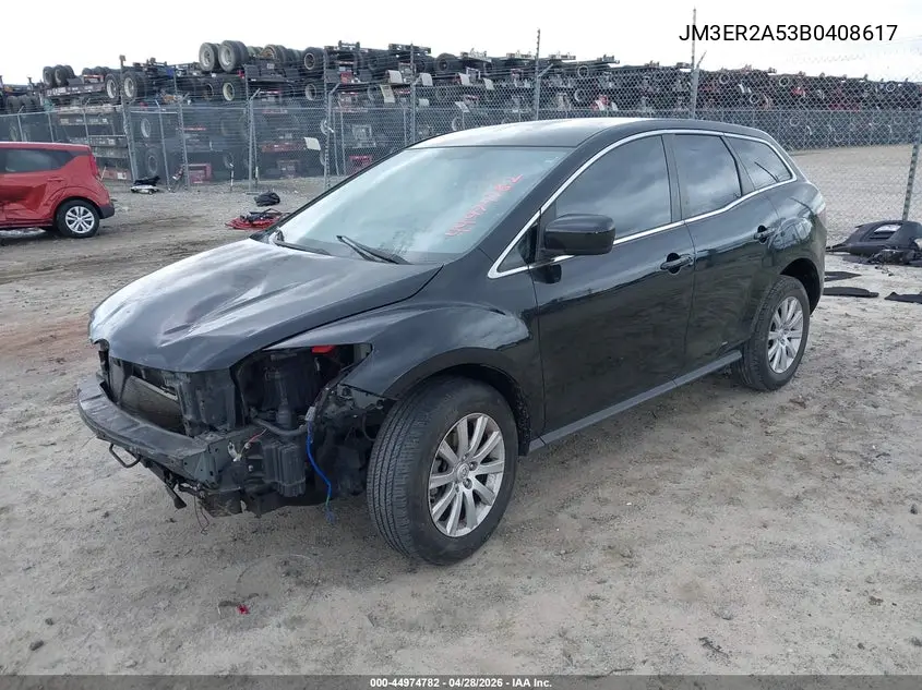 2011 Mazda Cx-7 I Sv VIN: JM3ER2A53B0408617 Lot: 44974782