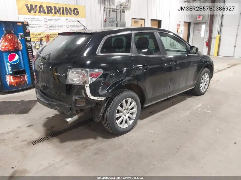 2011 Mazda Cx-7 I Sport VIN: JM3ER2B57B0386927 Lot: 45058474