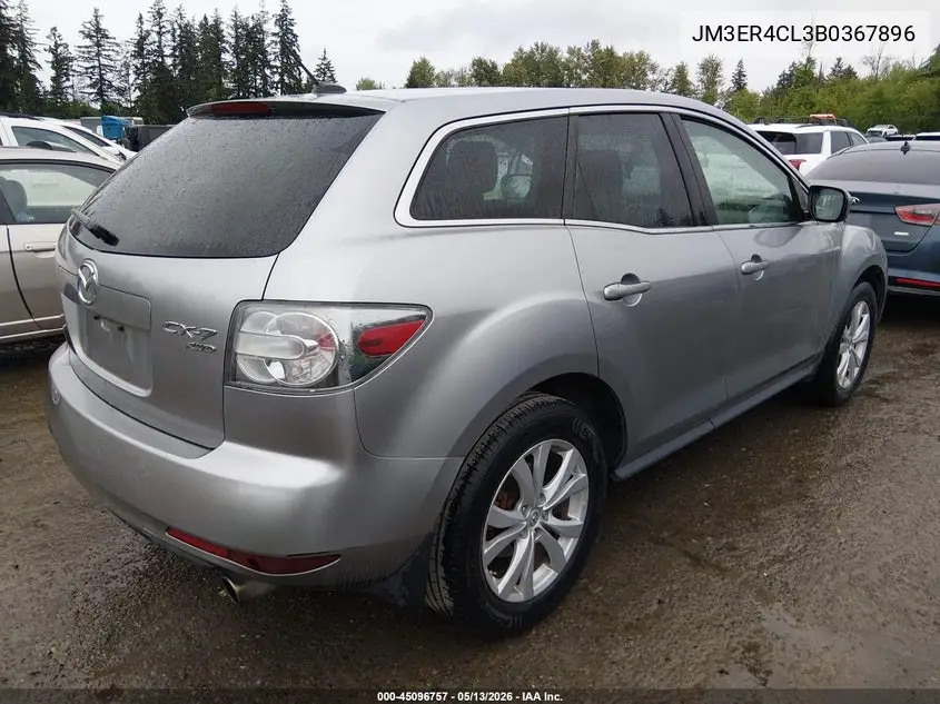 2011 Mazda Cx-7 S Touring VIN: JM3ER4CL3B0367896 Lot: 45096757