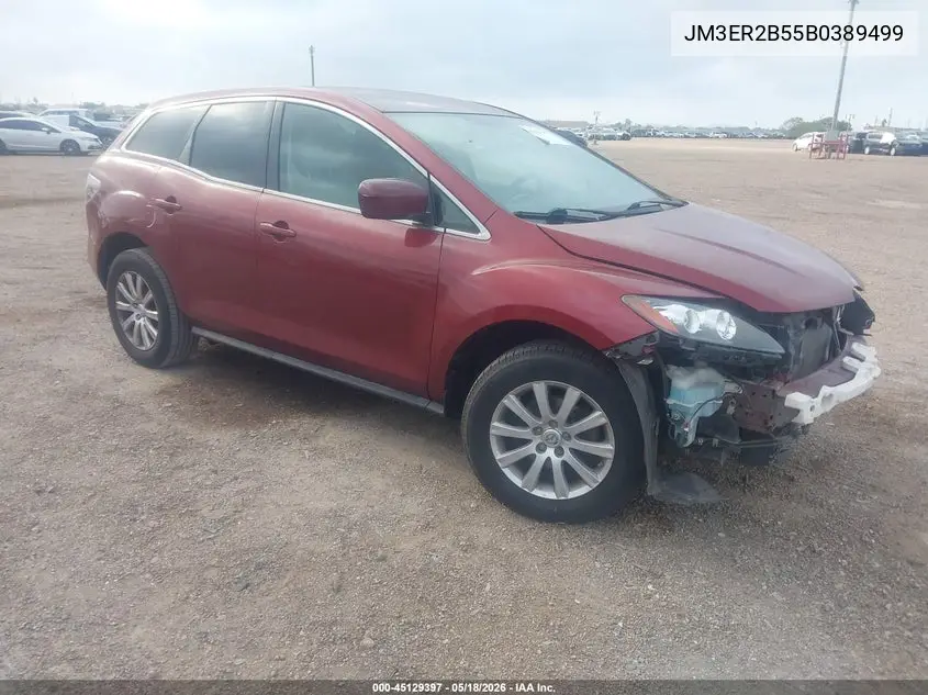 2011 Mazda Cx-7 I Sport VIN: JM3ER2B55B0389499 Lot: 45129397