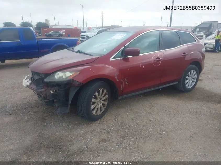 2011 Mazda Cx-7 I Sport VIN: JM3ER2B55B0389499 Lot: 45129397