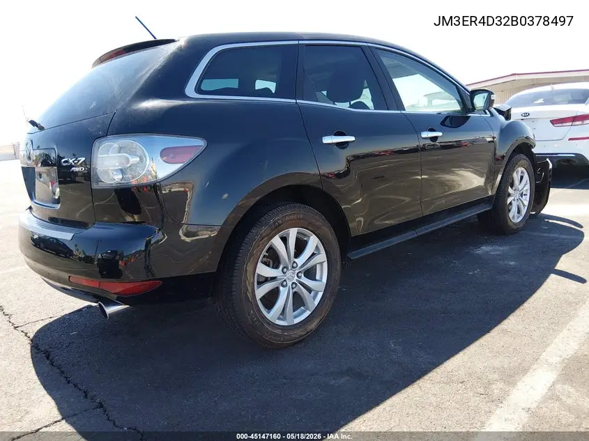 2011 Mazda Cx-7 S Grand Touring VIN: JM3ER4D32B0378497 Lot: 45147160
