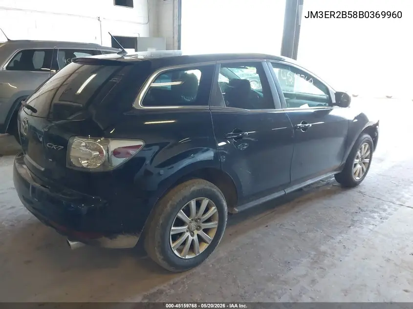 2011 Mazda Cx-7 I Sport VIN: JM3ER2B58B0369960 Lot: 45159768