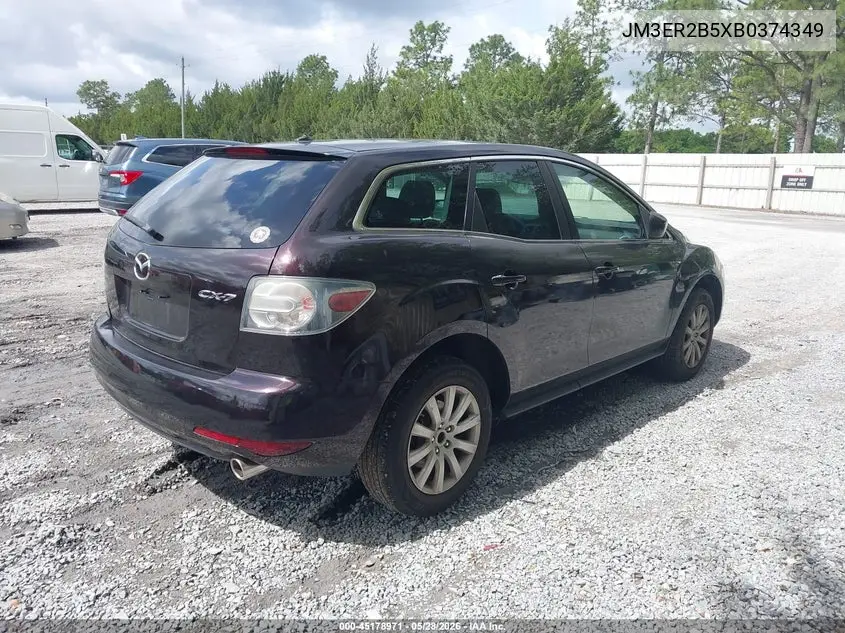 2011 Mazda Cx-7 I Sport VIN: JM3ER2B5XB0374349 Lot: 45178971