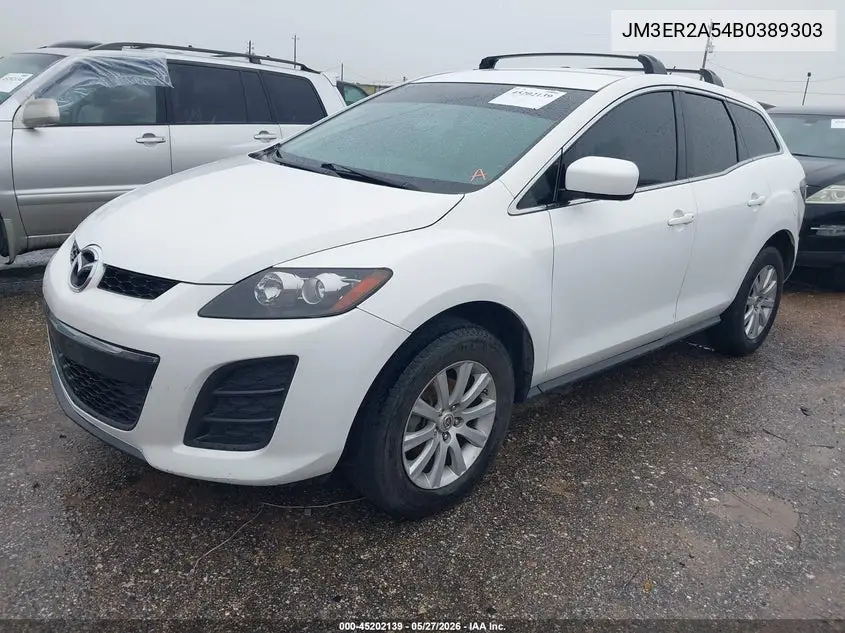 2011 Mazda Cx-7 I Sv VIN: JM3ER2A54B0389303 Lot: 45202139