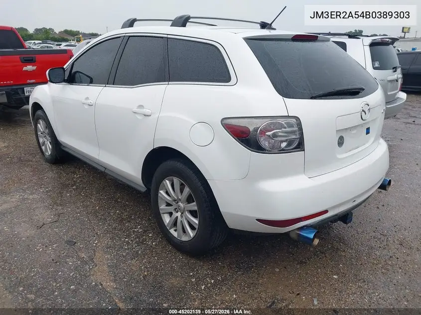 2011 Mazda Cx-7 I Sv VIN: JM3ER2A54B0389303 Lot: 45202139