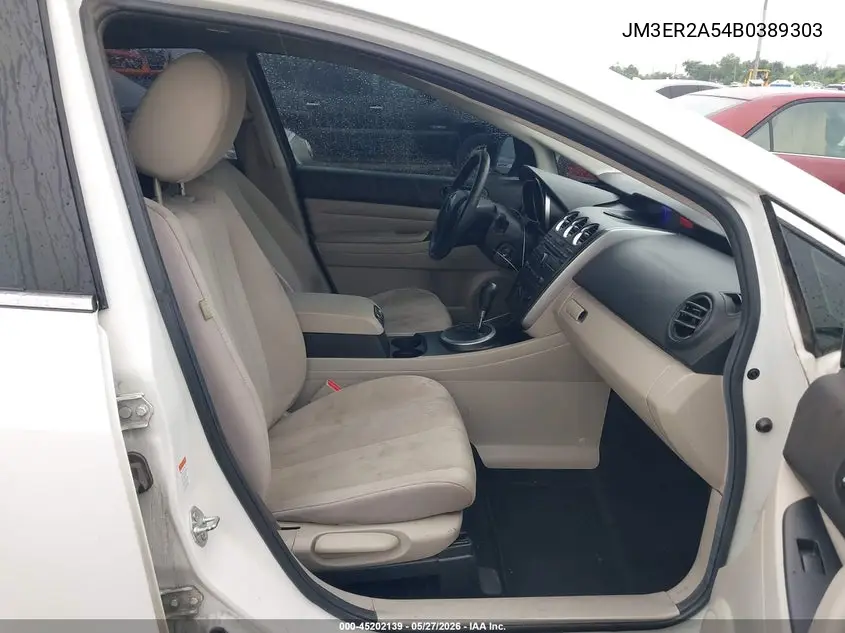 2011 Mazda Cx-7 I Sv VIN: JM3ER2A54B0389303 Lot: 45202139