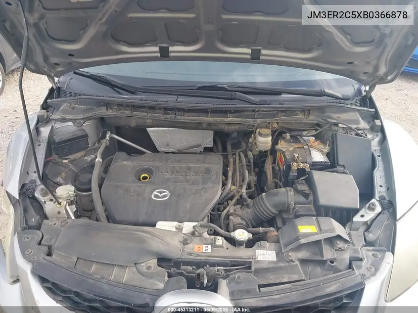2011 Mazda Cx-7 I Touring VIN: JM3ER2C5XB0366878 Lot: 45313211