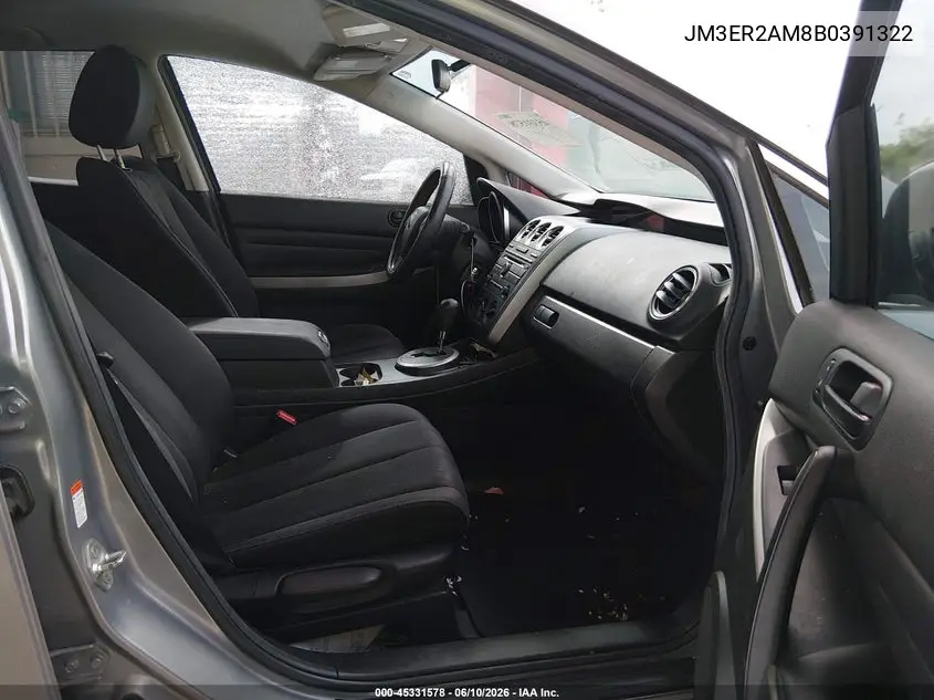 2011 Mazda Cx-7 I Sv VIN: JM3ER2AM8B0391322 Lot: 45331578