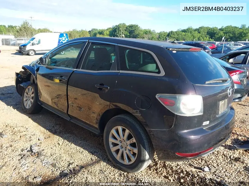 2011 Mazda Cx-7 I Sport VIN: JM3ER2BM4B0403237 Lot: 45378584