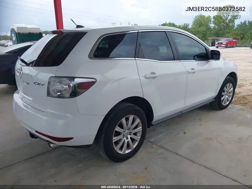 JM3ER2C58B0372582 2011 Mazda Cx-7 I Touring