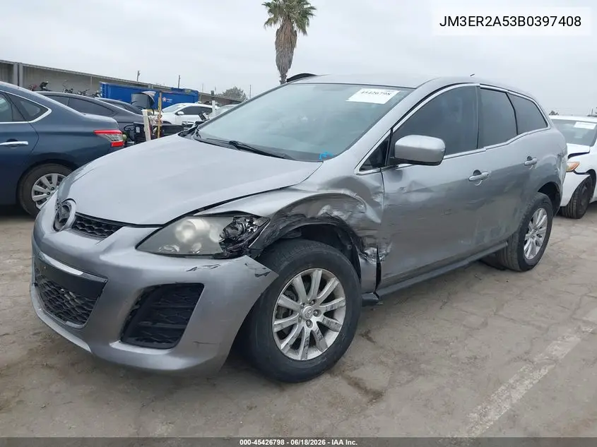 2011 Mazda Cx-7 I Sv VIN: JM3ER2A53B0397408 Lot: 45426798