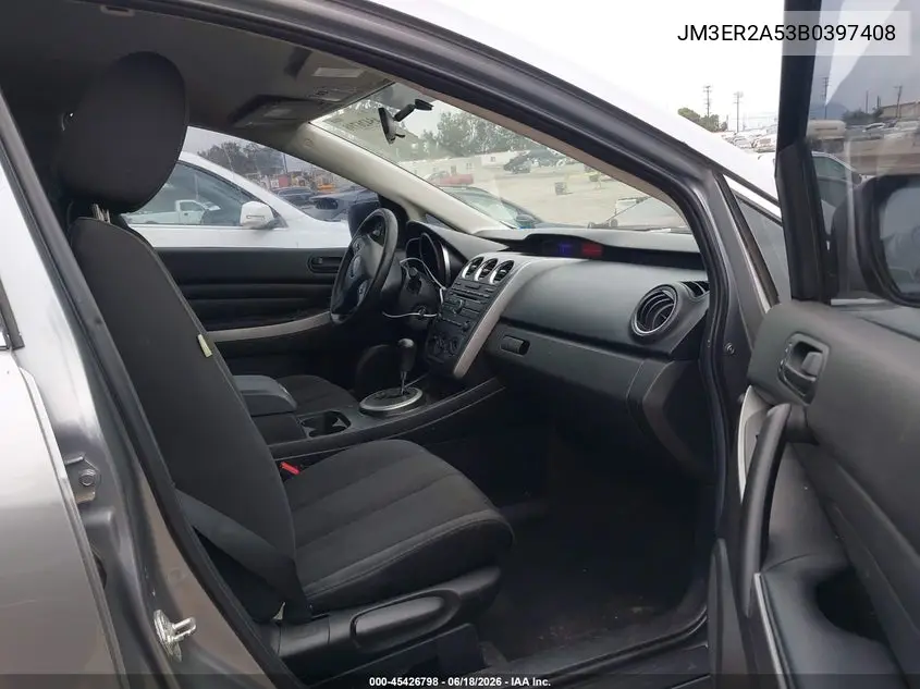2011 Mazda Cx-7 I Sv VIN: JM3ER2A53B0397408 Lot: 45426798