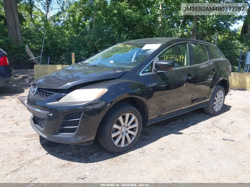2011 Mazda Cx-7 I Sv VIN: JM3ER2AM4B0377787 Lot: 45456794