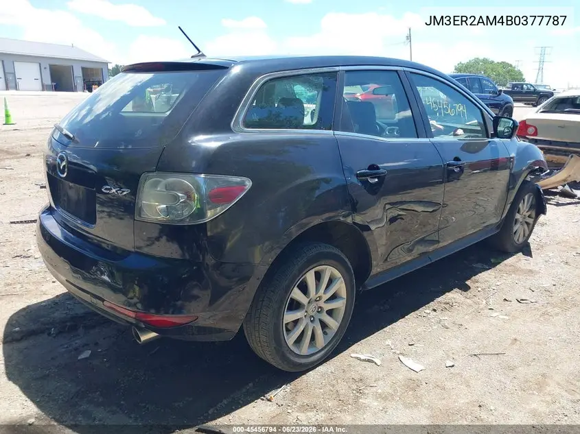 2011 Mazda Cx-7 I Sv VIN: JM3ER2AM4B0377787 Lot: 45456794