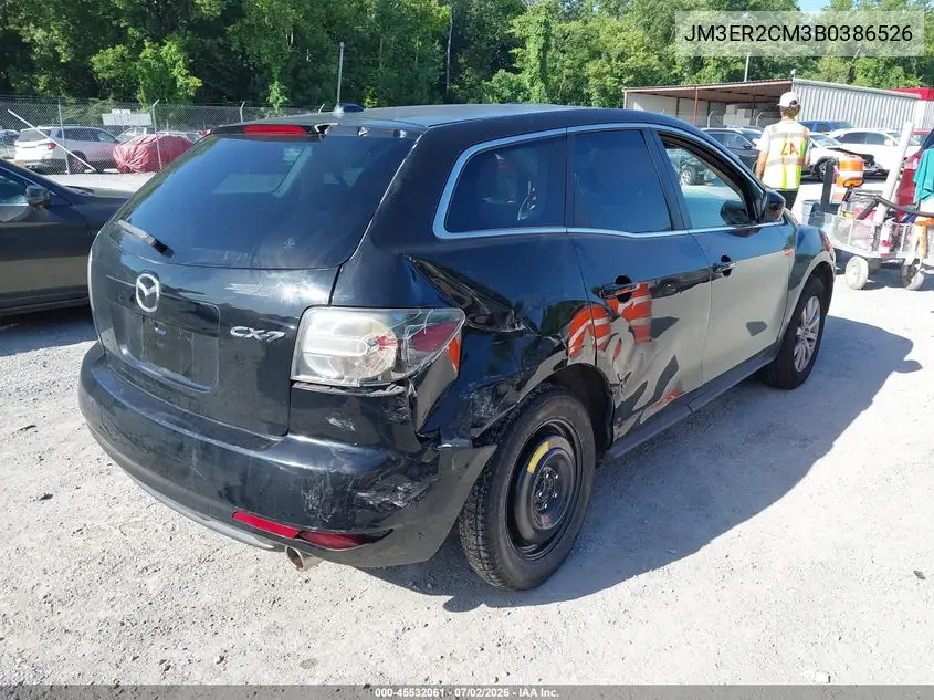 2011 Mazda Cx-7 I Touring VIN: JM3ER2CM3B0386526 Lot: 45532061