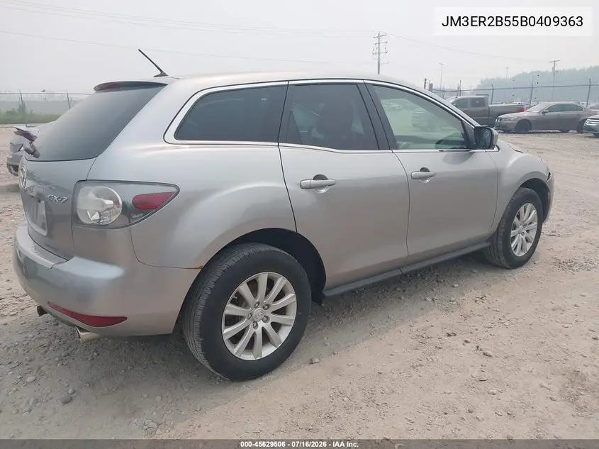 2011 Mazda Cx-7 I Sport VIN: JM3ER2B55B0409363 Lot: 45629506