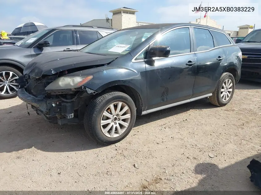 2011 Mazda Cx-7 I Sv VIN: JM3ER2A5XB0383229 Lot: 45654497