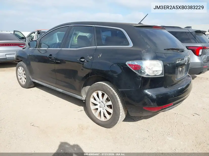 2011 Mazda Cx-7 I Sv VIN: JM3ER2A5XB0383229 Lot: 45654497