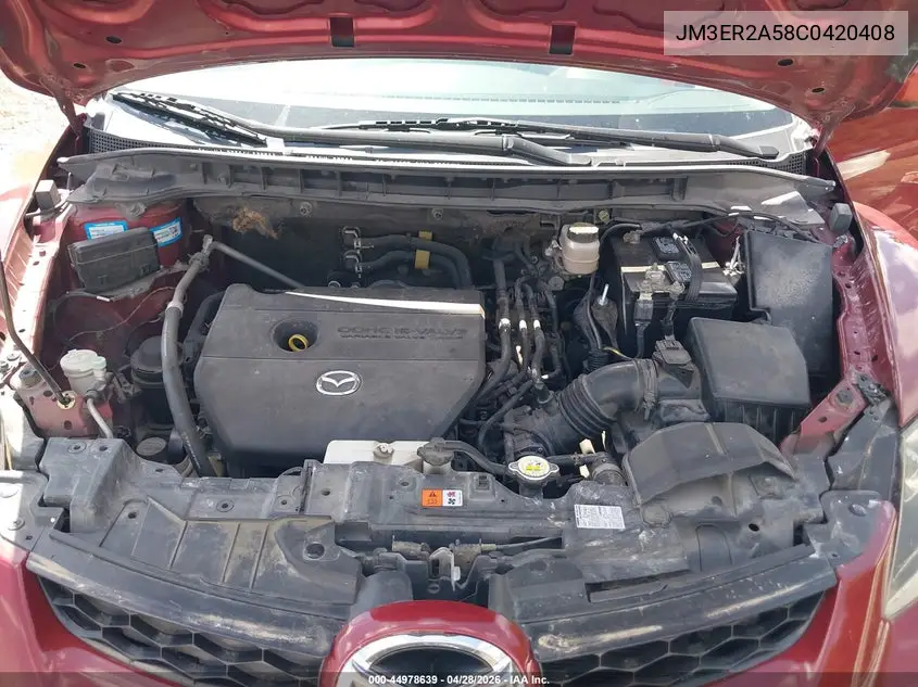 2012 Mazda Cx-7 I Sv VIN: JM3ER2A58C0420408 Lot: 44978639