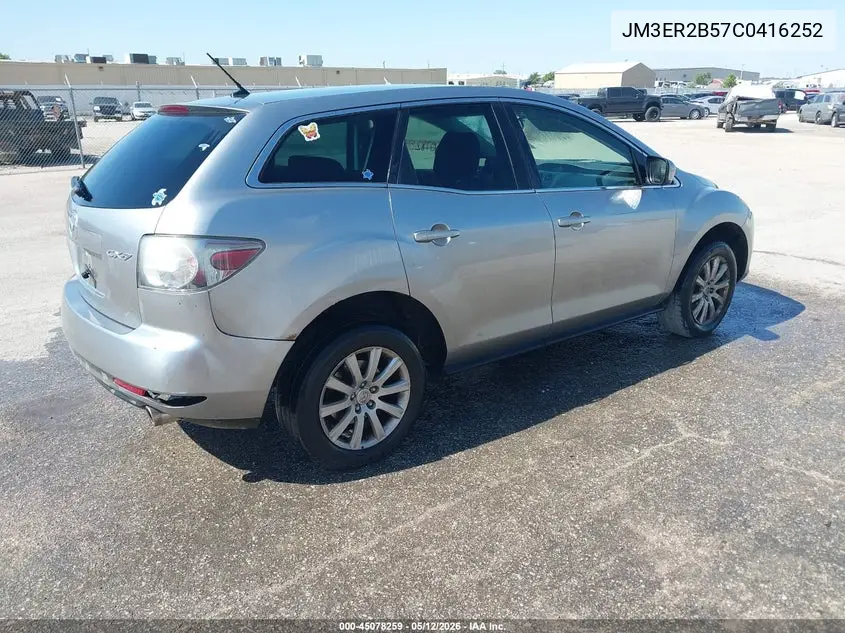2012 Mazda Cx-7 I Sport VIN: JM3ER2B57C0416252 Lot: 45078259