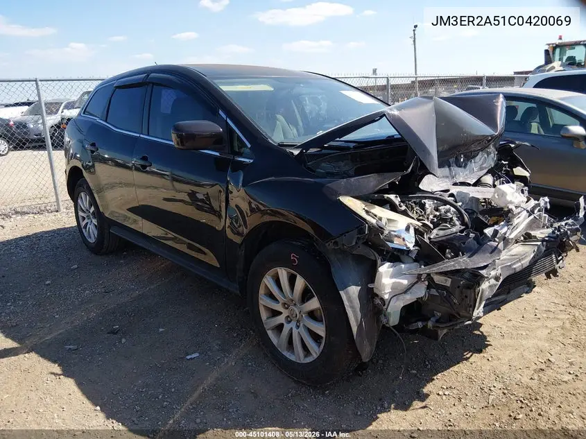 2012 Mazda Cx-7 I Sv VIN: JM3ER2A51C0420069 Lot: 45101408