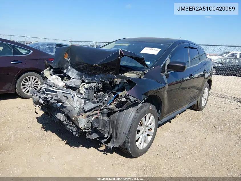 2012 Mazda Cx-7 I Sv VIN: JM3ER2A51C0420069 Lot: 45101408