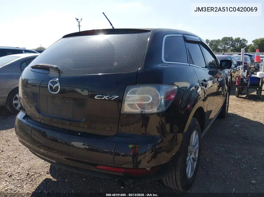 2012 Mazda Cx-7 I Sv VIN: JM3ER2A51C0420069 Lot: 45101408