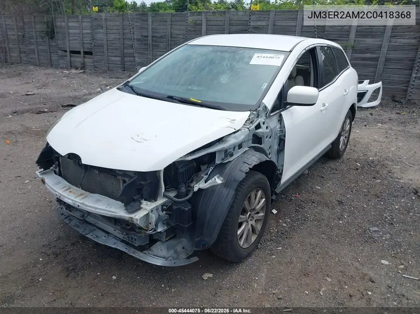 2012 Mazda Cx-7 I Sv VIN: JM3ER2AM2C0418368 Lot: 45444075