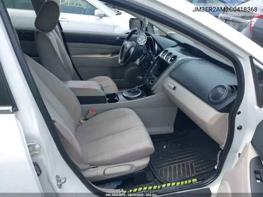 2012 Mazda Cx-7 I Sv VIN: JM3ER2AM2C0418368 Lot: 45444075