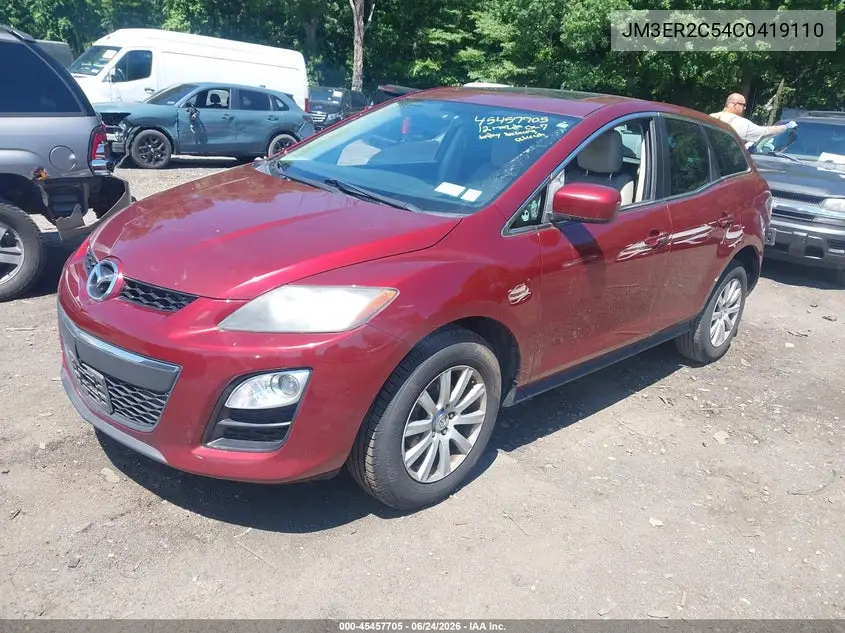 2012 Mazda Cx-7 I Touring VIN: JM3ER2C54C0419110 Lot: 45457705
