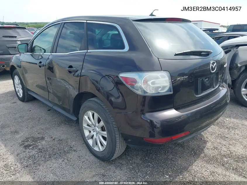 2012 Mazda Cx-7 I Sport VIN: JM3ER2BM3C0414957 Lot: 45508160