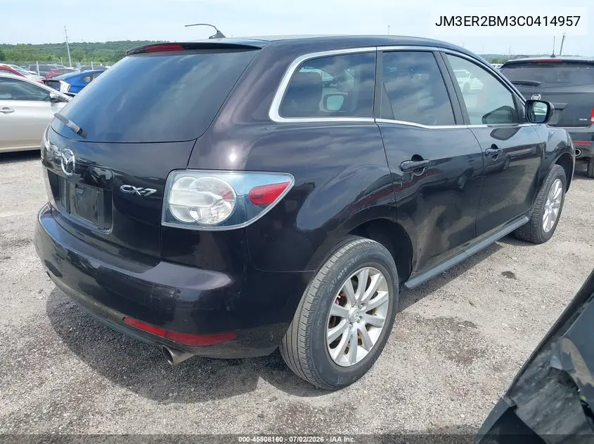 2012 Mazda Cx-7 I Sport VIN: JM3ER2BM3C0414957 Lot: 45508160