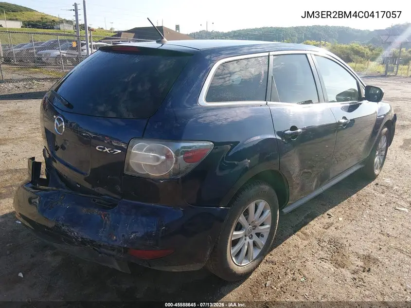 2012 Mazda Cx-7 I Sport VIN: JM3ER2BM4C0417057 Lot: 45588645