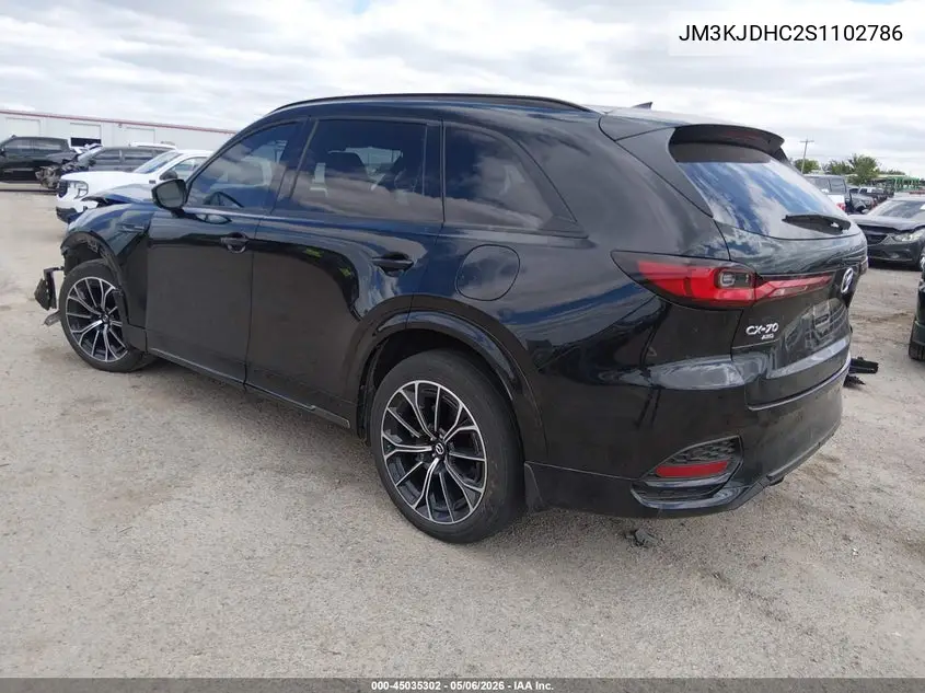 2025 Mazda Cx-70 3.3 Turbo S Premium VIN: JM3KJDHC2S1102786 Lot: 45035302