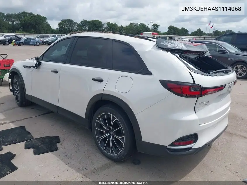 2025 Mazda Cx-70 Phev Premium Plus Package VIN: JM3KJEHA4S1114068 Lot: 45309186