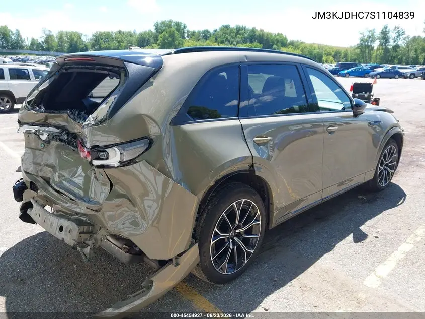 2025 Mazda Cx-70 3.3 Turbo S Premium VIN: JM3KJDHC7S1104839 Lot: 45454927
