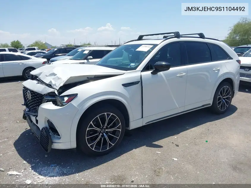 2025 Mazda Cx-70 3.3 Turbo S Premium Plus VIN: JM3KJEHC9S1104492 Lot: 45558110