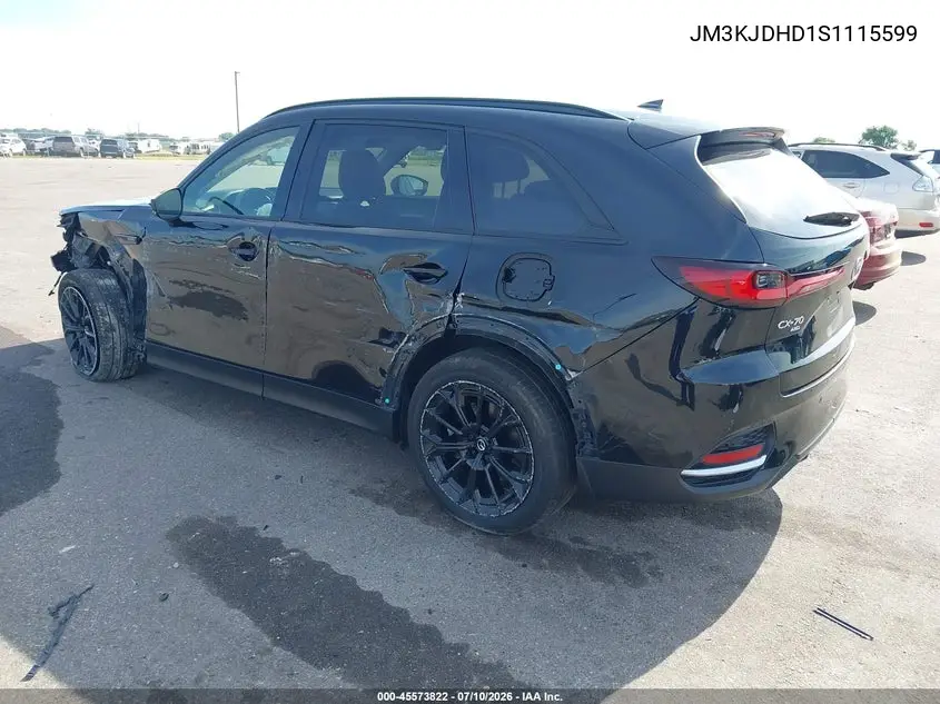 2025 Mazda Cx-70 3.3 Turbo Premium Package VIN: JM3KJDHD1S1115599 Lot: 45573822